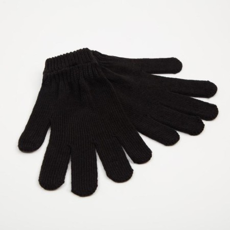 Male gloves, black color, size 20