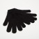 Male gloves, black color, size 20