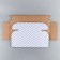 Box Gift team, packaging, "zigzag", white, 27 x 21 x 9 cm