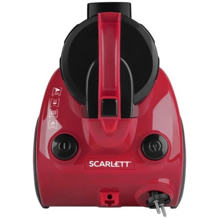 Vacuum cleaner Scarlett SC-VC80C11, 1500/350 W, container 1.5 l, black-red-1