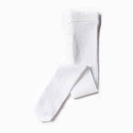 Children's tights LB Maria 30 den, white color, height 104-110