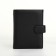 Male purse on the button, department for auto documents, black color