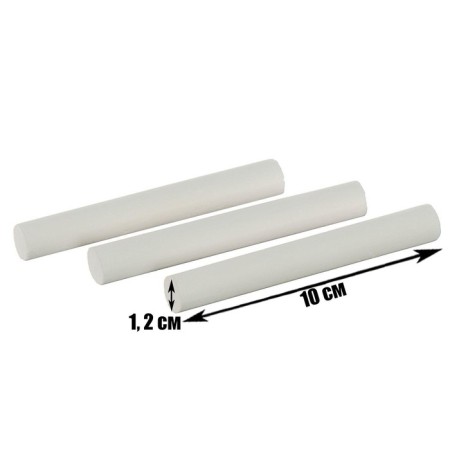 School, white, set 12 pieces, round, worthless, in a cardboard box-1