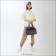 Lightning bag, external pocket, textura, gray/black color