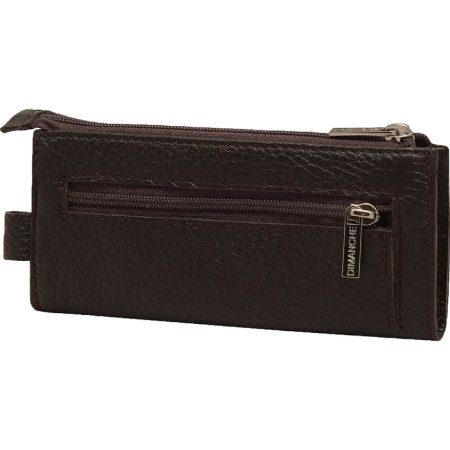 Key of zipper, length 14.5 cm, brown color-1