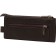Key of zipper, length 14.5 cm, brown color