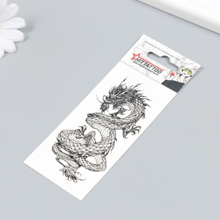 Tattoo on the body "Dragon" 5.6x12 cm-1