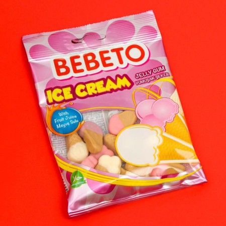Chewing marmalade Bebeto Ice Cream, 70 g