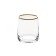 A set of glasses for whiskey, decor “Gold Gold”, 290 ml x 6 pcs.