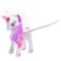 Musical toy "Unicorn", with light and sound, waves wings, white color