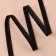 A set of rubber bands for sewing underwear, 5 types, black color