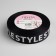 Republic tape "Style", 25 mm, 23 ± 1 m, white/black color