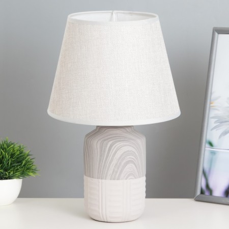 Liana table lamp E14 40W gray 22x22x35cm Risalux