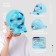 Children's cap for the boy "Dinosaurs", Blue color, rr 52-54, 5-7 years old