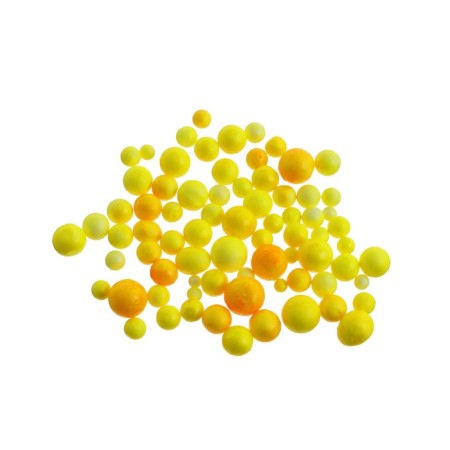Nozzle foam balls, vanilla, yellow-2