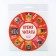 A set of magnetic bookmarks 8 pcs on a round substrate "Beasts"