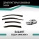 Defly window deflectors for Mitsubishi Galant, 1996-2005, sedan