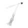 Pecado BDSM label, white hilt, white whips, genuine leather