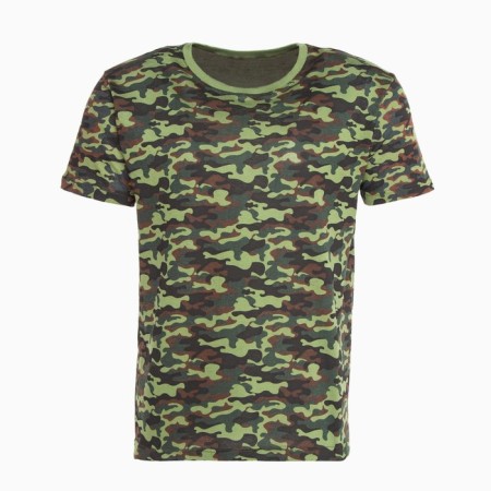 T -shirt male camouflage spots, khaki color, size 50-3