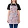 Apron of a kitchen with a photo print "Egg life", adjustable, size OS
