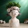 Kashpo - VAZ "Mila with a Wreath" 27x24x15cm