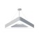 LED LED GEOMETRIA Delta 42W 4000K 2300LM IP40 80x80x8 White