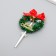 Decor for creativity "New Year's Wreath with stars and bell" 6.3 cm