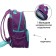School backpack, 37 x 26 x 13 cm, ergonomic back, calligrata ORT "Unicorn