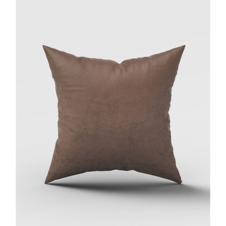 Decorative pillow "velor", size 40x40 cm, truffle color