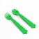 A set of children's dishes "Leopard", a plate on the suction cup 250ml, fork, spoon