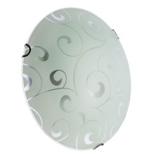 Светильник Ornament 2x60W E27 хром 30x30x8 см