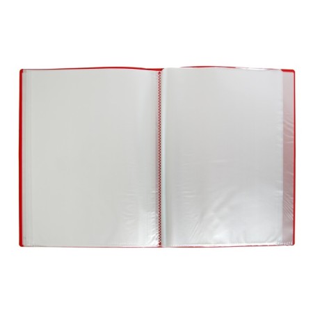 A4 folder, 80 transparent files, 400 μm, mix-5