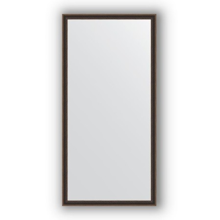 Mirror in the baguette frame - twisted mahagon 28 mm, 48 x 98 cm, EvoForm