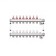 Collector Group STI, 1 "X3/4", 8 outputs, with consumables, stainless steel