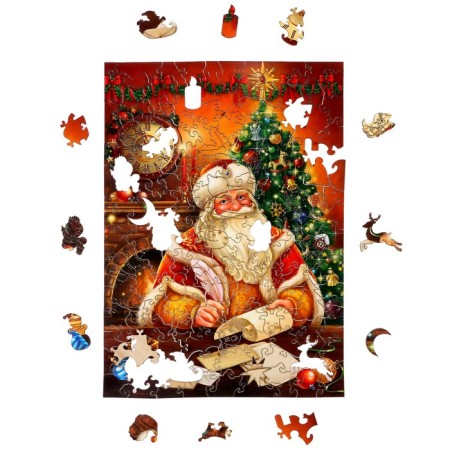 New Year's puzzle Figure "New Year! Letter to Santa Claus"-4