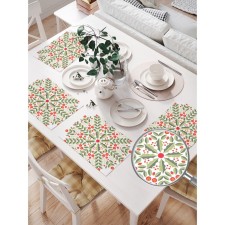 A set of napkins for setting the table 