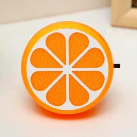 Night Plastic LED 1W "Citrus" 6.5x6.5x3.5 cm Risalux-3
