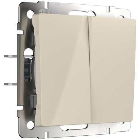 Cross switch W1123003, double -key, ivory