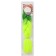 Zumba Kanecalon two-tone, corrugated, 60 cm, 100 g, bright green/lemon color (#by40)