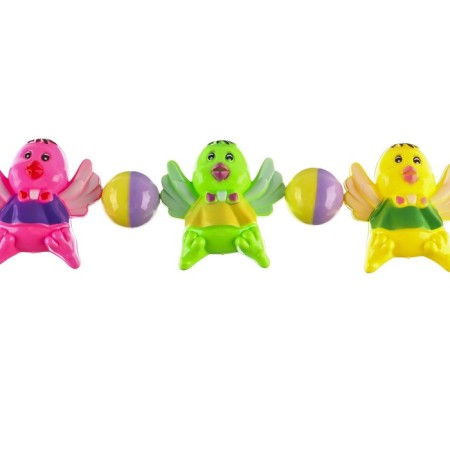 Stretching to a stroller/crib "chicks", 3 toys, color mix, crush me-2