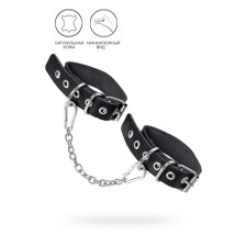 Establishment Pecado BDSM, from one strap with eyelets, genuine leather, black