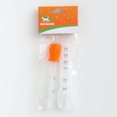 Set of a measured spoon 10 ml, and a measured pipette 3 ml-3