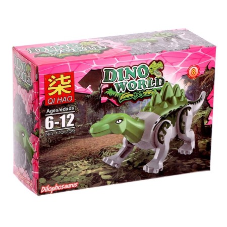 Block designer "Dinosaurs", 12 species, mix-16