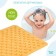 Roxy-Kids anti-slip rubber rug for 34x58 cm, yellow color