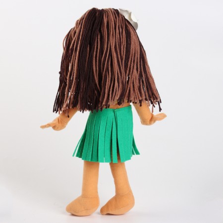 Soft toy "doll" in a Hawaiian suit, 35 cm-3