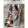 Electric shafts Children's Amarobaby Happy Swing, gray color