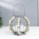 Summary metal, glass for 1 candle "Lantern. Boho" gray 19x15.5x13 cm