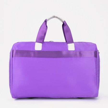 Board Road on Lightning, external pocket, long belt, suitcase holder, lilac color-1