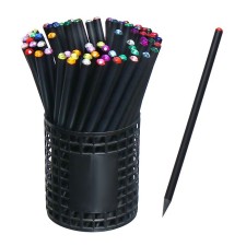 A set of pencils of blackographic 72 pieces, NV Black Black Harps with a rhinestone