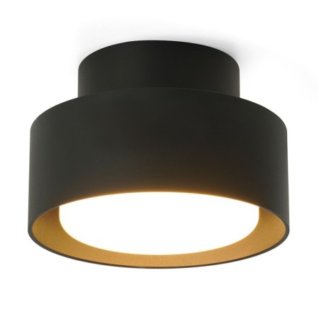 Ceiling light Feron HL367, IP44, GX53, 12 W, 110x110x75 mm, black color-1